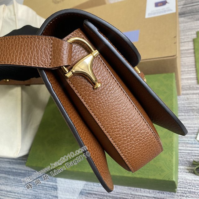 Gucci2021新顏色女包 古馳1955系列牛仔肩背包 Gucci馬銜扣女士單肩斜挎包 602204  ydg3188